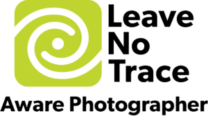 Badge and Emblem reads, "Leave no trace Aware Photographer"