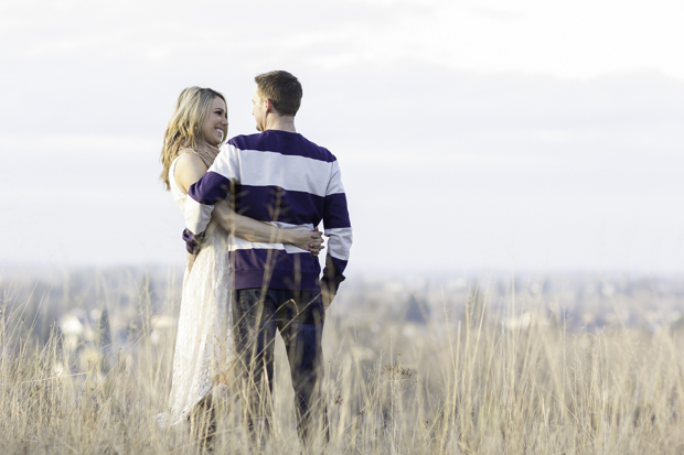View of Buckley engagement session