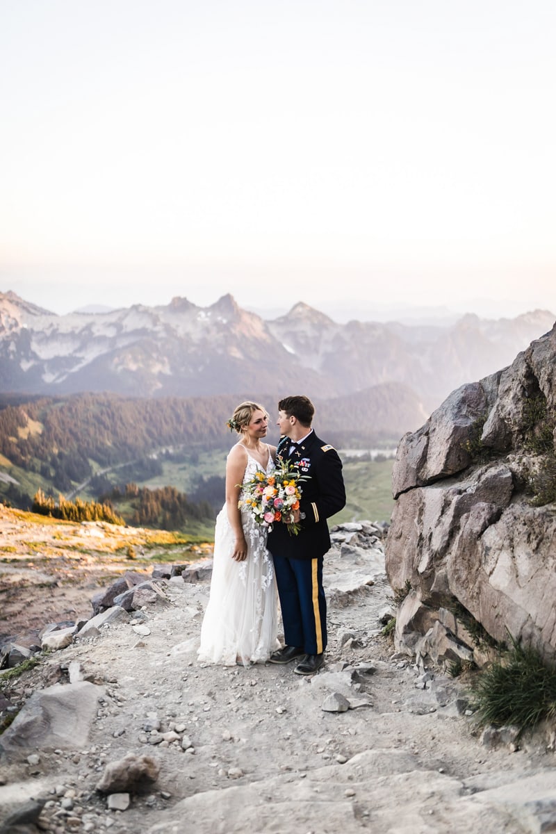 Mt. Rainier wedding photographer